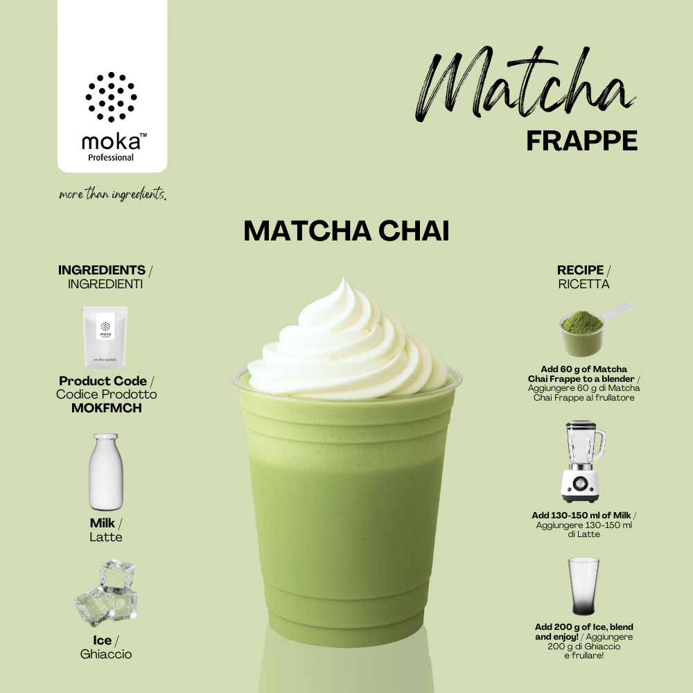MATCHA _ Matcha Chai Frappe